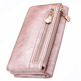 Women Wallet Long High Female Clutch Zipper Wallets Big Capacity Purse