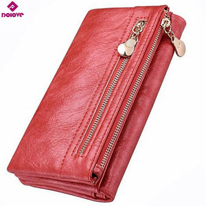 Women Wallet Long High Female Clutch Zipper Wallets Big Capacity Purse