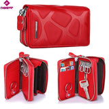 Cow Leather Car Key Wallets Men Key Holder Housekeeper Keys Organizer Women