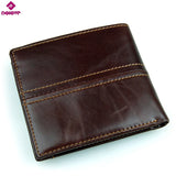 RFID Shielded Leather Wallet Anti-Scan D-735