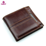 RFID Shielded Leather Wallet Anti-Scan D-735