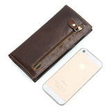 Arrival Leather Long Men's Wallet RFID Cash Holder