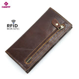 Arrival Leather Long Men's Wallet RFID Cash Holder