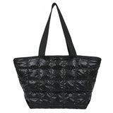 DOM103 Large Puffer Tote Bag Waterproof Quilted Nylon Puffer Tote