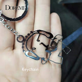 Doremi Child's Drawing Necklace - Stainless Steel Personalized Artwork Pendant