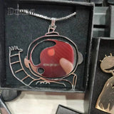 Doremi Child's Drawing Necklace - Stainless Steel Personalized Artwork Pendant