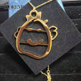 DOREMI Kids Drawing Necklace Customized Child Artwork Name LOGO