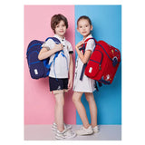 Large Capacity Student Backpack Waterpoof Lock High School Bag Pockets