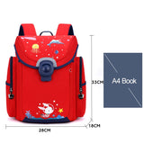 Large Capacity Student Backpack Waterpoof Lock High School Bag Pockets