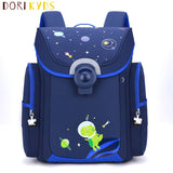 Large Capacity Student Backpack Waterpoof Lock High School Bag Pockets