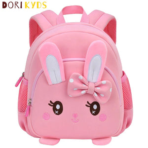 3D Rabbit Kindergarten School Bags for Boys Girls
