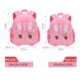 3D Rabbit Kindergarten School Bags for Boys Girls