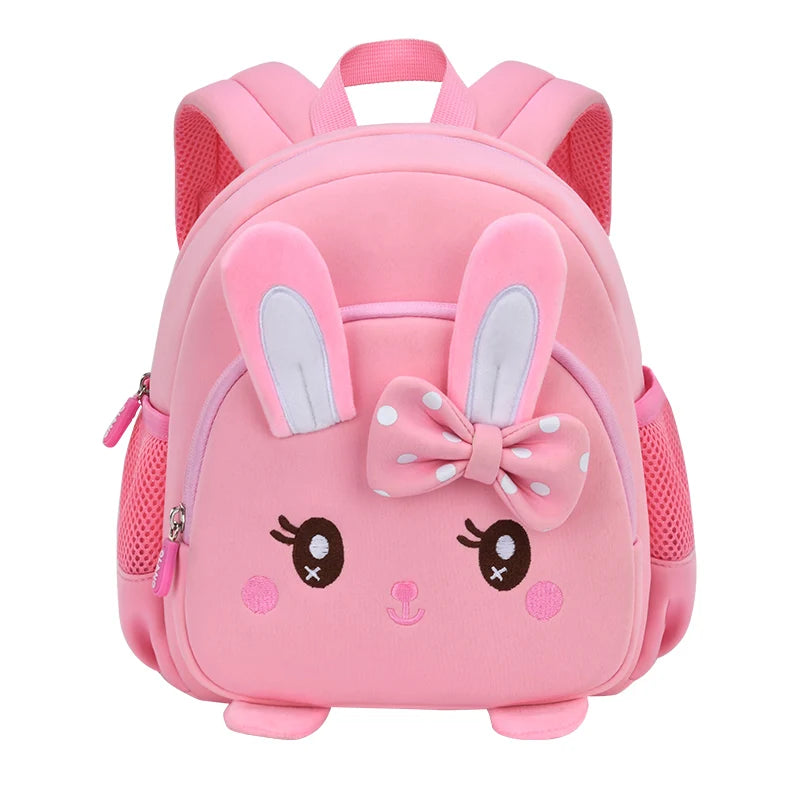 3D Rabbit Kindergarten School Bags for Boys Girls