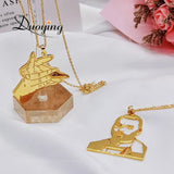 Children's Drawing Personalized Necklace Christmas Gift