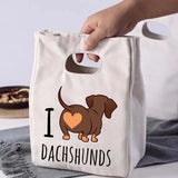 Dachshunds Cooler Bag Insulated Lunch Tote for Women Kids Picnic Food Storage