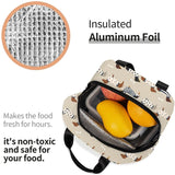 Dachshunds Insulated Tote Lunch Bag for Men & Women, Thermal Lunch Bag
