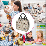 Dachshunds Insulated Tote Lunch Bag for Men & Women, Thermal Lunch Bag