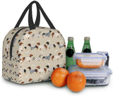 Dachshunds Insulated Tote Lunch Bag for Men & Women, Thermal Lunch Bag