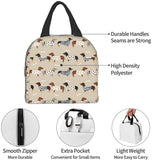 Dachshunds Insulated Tote Lunch Bag for Men & Women, Thermal Lunch Bag