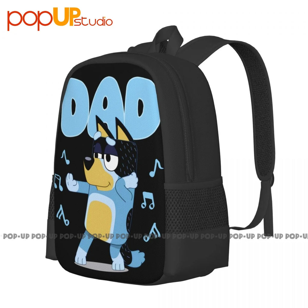 Dad Mum Love Father'S Backpack Large Capacity Vintage Beach Bag