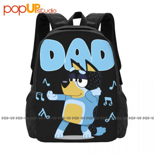 Dad Mum Love Father'S Backpack Large Capacity Vintage Beach Bag