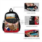 Dad's Army Cartoon Hiking Backpack Waterproof Camping Travel Dads Army