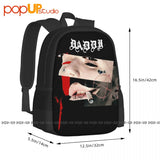 Daddy Lil Peep Retro Music Backpack Large Capacity Bookbag Style 3d Printing