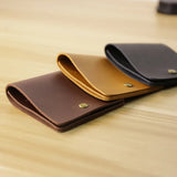 Daffodil Leather Wallet Men Women Original Contracted Hombre Cross Section