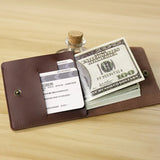 Daffodil Leather Wallet Men Women Original Contracted Hombre Cross Section