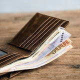 Daffdoil Leather Wallet Men Women RFID Wallets Gift