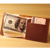 Daffdoil Leather Wallet Men Women Original Porte feuille Femme Ultrathin