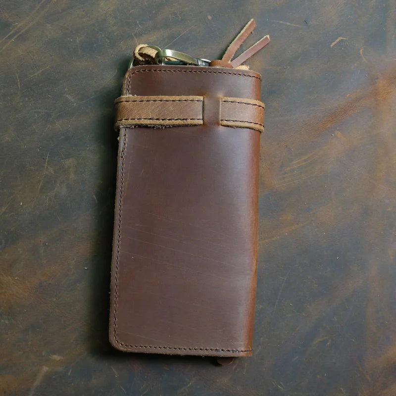 Daffdoil Leather Wallet Crazy Horse Skin P20