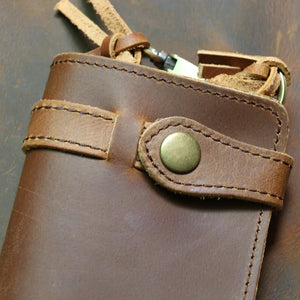 Daffdoil Leather Wallet Crazy Horse Skin P20