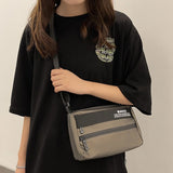 Women's Nylon Shoulder Bag Crossbody Pack Purse Sac A Main