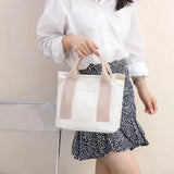 Fashionable Satchel Handbag for Students with Big Pockets