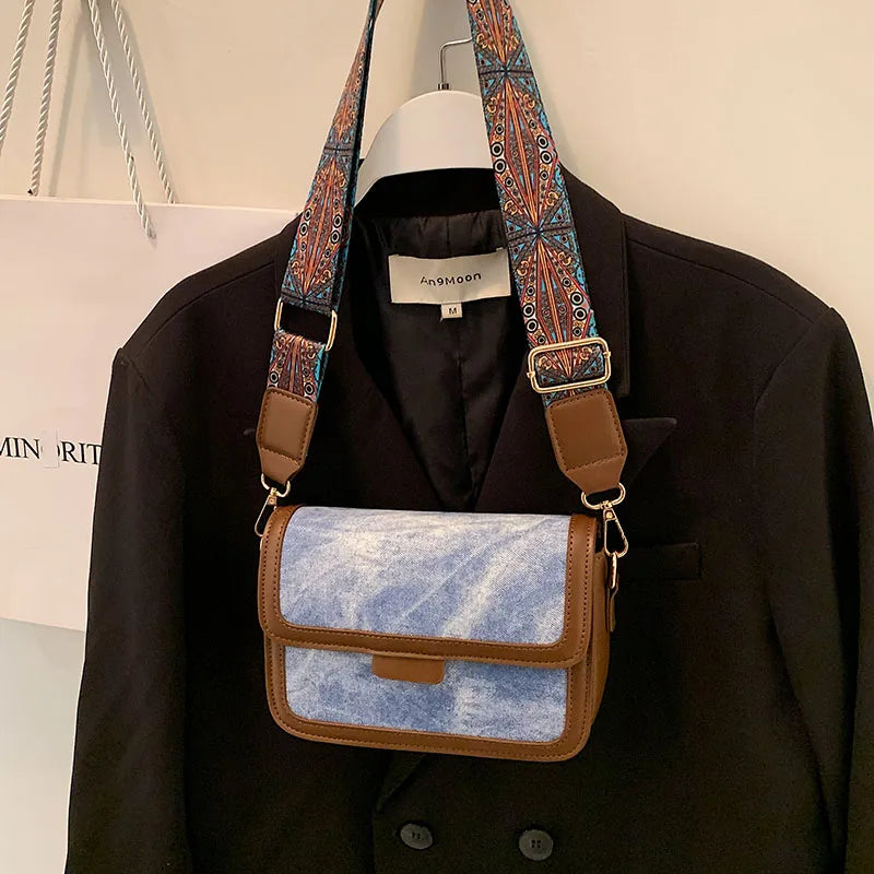 Daily Denim Shoulder Bag Women Casual Cross Bags