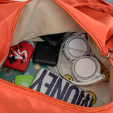 Women's Daily Sport Shoulder Bag Gym Outdoors Travel Teen Bookbag Yoga Tote