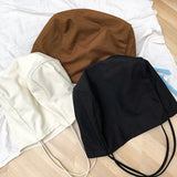 Reusable Cotton Shopping Bag Travel Canvas Tote Shoulder Crossbody Handbag