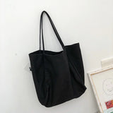 Reusable Cotton Shopping Bag Travel Canvas Tote Shoulder Crossbody Handbag