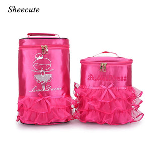 Children Latin Ballet Shoulder Bag Girls Dance Backpack