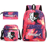 Danganronpa 3 Backpack Set Student Boy Girl School Bag Pencil Case Shoulder Bag