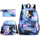Danganronpa 3 Backpack Set Student Boy Girl School Bag Pencil Case Shoulder Bag