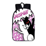 Danganronpa Monokuma Schoolbag Shoulder Backpack for Teens
