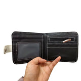 Monokuma Cosplay PU Leather Cartoon Wallet Moneybag Short Notecase