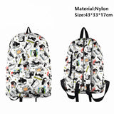 Danganronpa Monokuma Nylon Backpack Student Schoolbag Teenager Travel Bag
