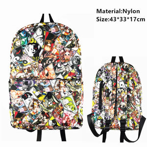 Danganronpa Monokuma Nylon Backpack Student Schoolbag Teenager Travel Bag