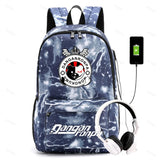 Danganronpa School Backpack for Teens Laptop Travel Rucksack