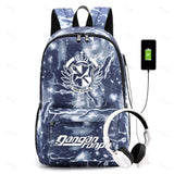 Danganronpa School Backpack for Teens Laptop Travel Rucksack
