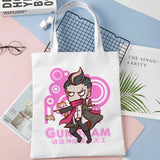 Danganronpa Shopping Bag Canvas Bolso Grocery Cotton Handbag