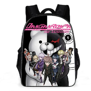 Monokuma Backpack for Kids Girls Boys Schoolbag